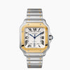 Cartier Santos Dos tonos C BLanca